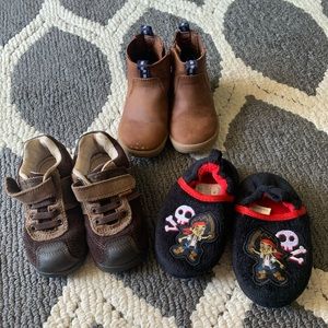 Lot of 3 toddler Boy Shoes